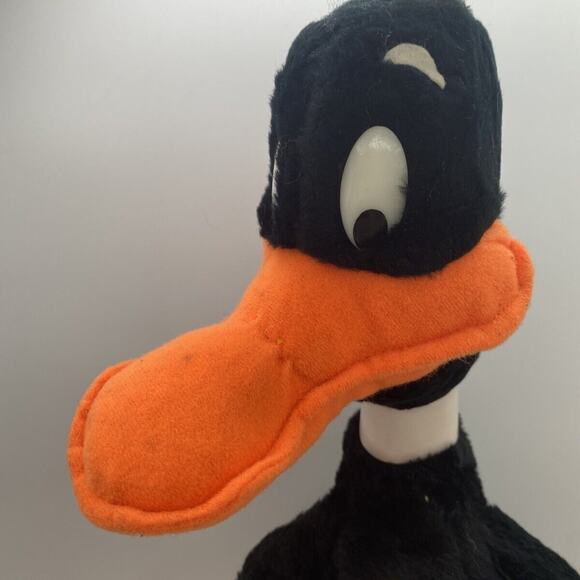 Daffy Duck Plush Toy 1977 Warner Bros w/ Tag 19" Vintage Stuffed Animal (I1) - Picture 11 of 12